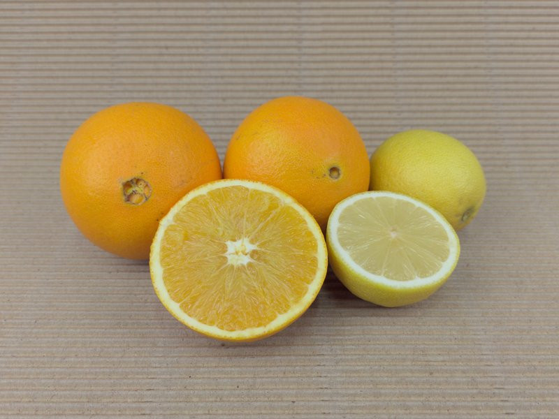 Boîte Mixte 20 kg (16 kg oranges + 4 kg citrons)
