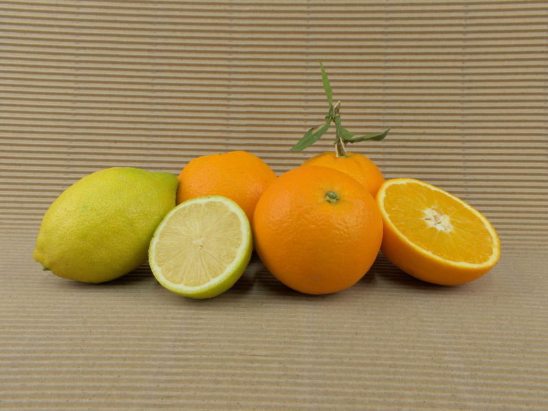 Boîte Mixte 20 kg (8 kg oranges + 12 kg citrons)