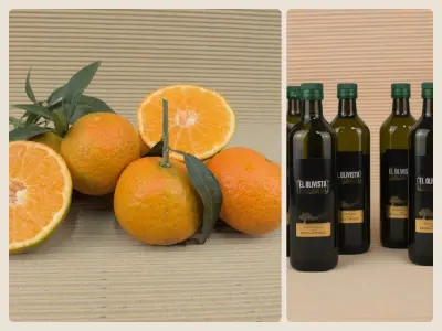 Boîte Mixte 20 kg (18 kg mandarines + 2 L Huile)