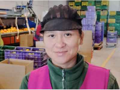 Ana: Le triage et l'emballage des agrumes