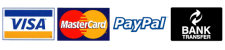 Formes de paiement acceptées